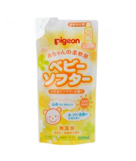 PIGEON 嬰兒衣物柔順劑 - 花香味補充裝 500ML